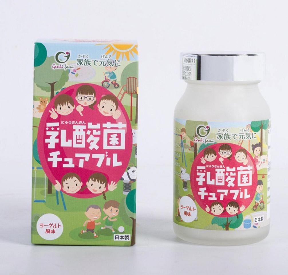 thuốc tăng đề kh&aacute;ng cho trẻ của Nhật - Genki Fami Nyusankin Chuaburu