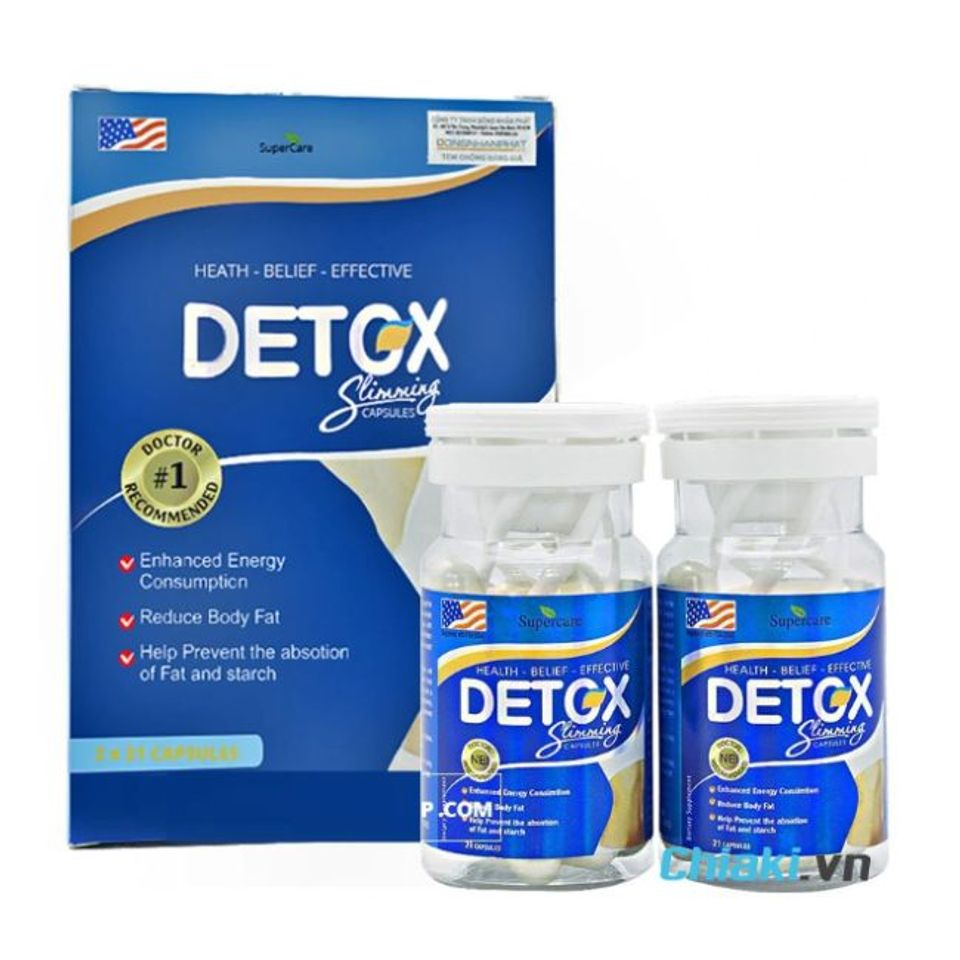 Vi&ecirc;n uống detox giảm c&acirc;n của Mỹ