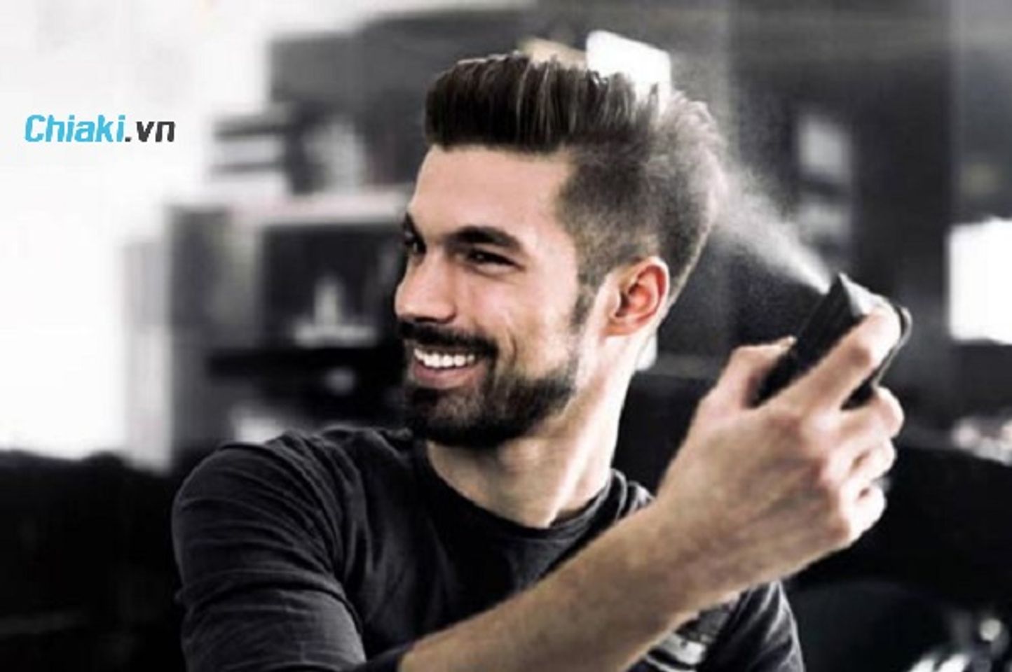 C&aacute;ch tạo kiểu t&oacute;c Short Quiff tại nh&agrave;