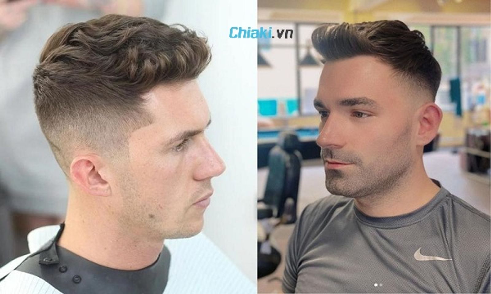 T&oacute;c nam Short Quiff uốn phồng
