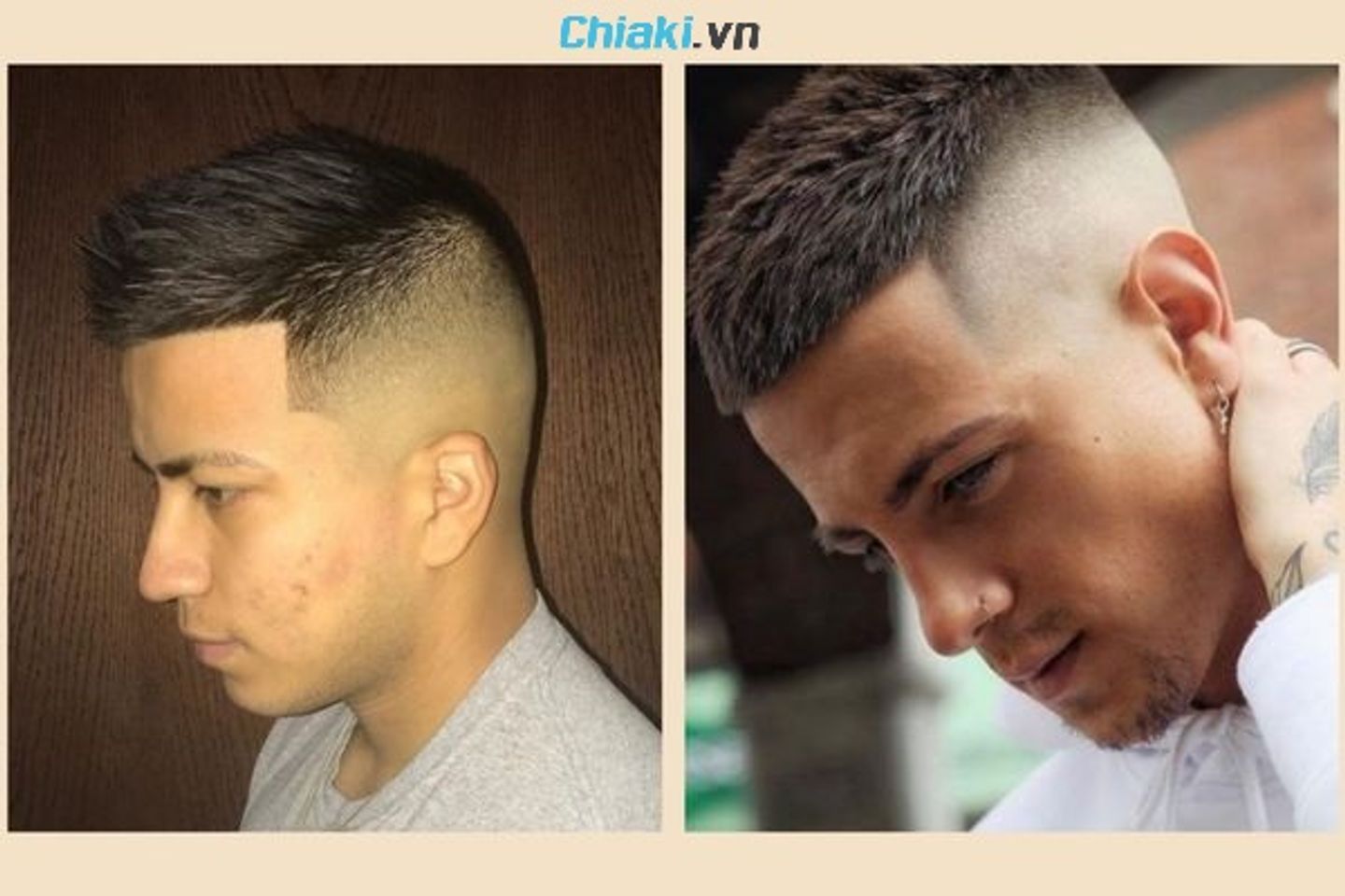 Mẫu t&oacute;c l&iacute;nh thủy đ&aacute;nh bộ Masculine