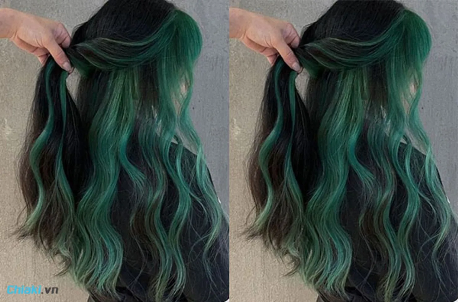 Top đôi mươi những loại đổi màu tóc màu xanh rêu rất đẹp và trendy năm 2024