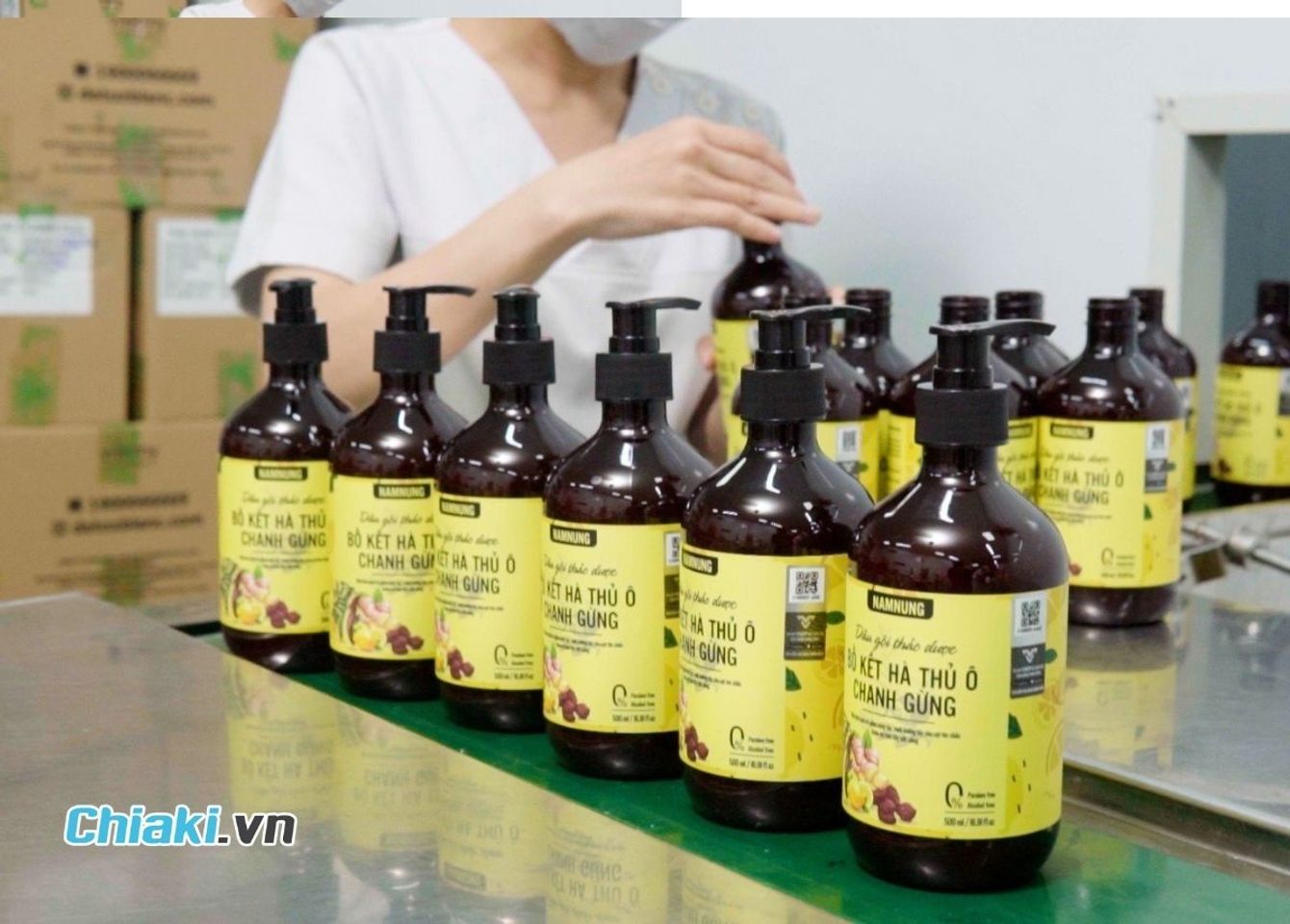 Dầu gội đầu Nam Nung sản phẩm chăm s&oacute;c t&oacute;c Việt Nam