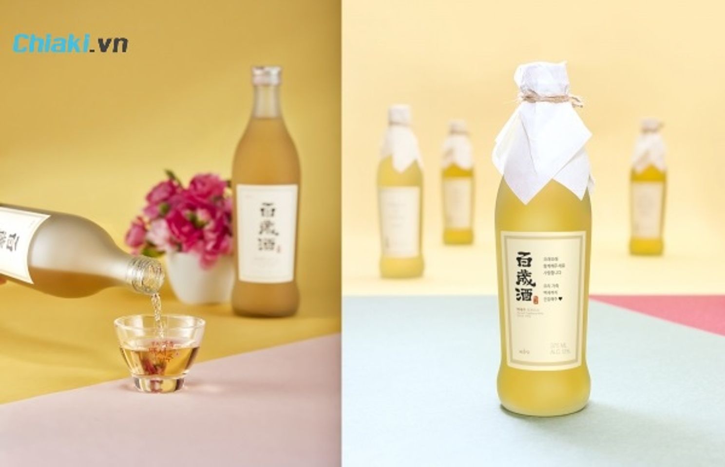 Rượu hồng s&acirc;m H&agrave;n Quốc Bekseju Herbal Rice