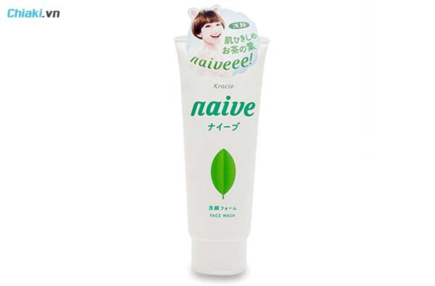 sữa rửa mặt tr&agrave; xanh nhật Kracie Naive Face Wash