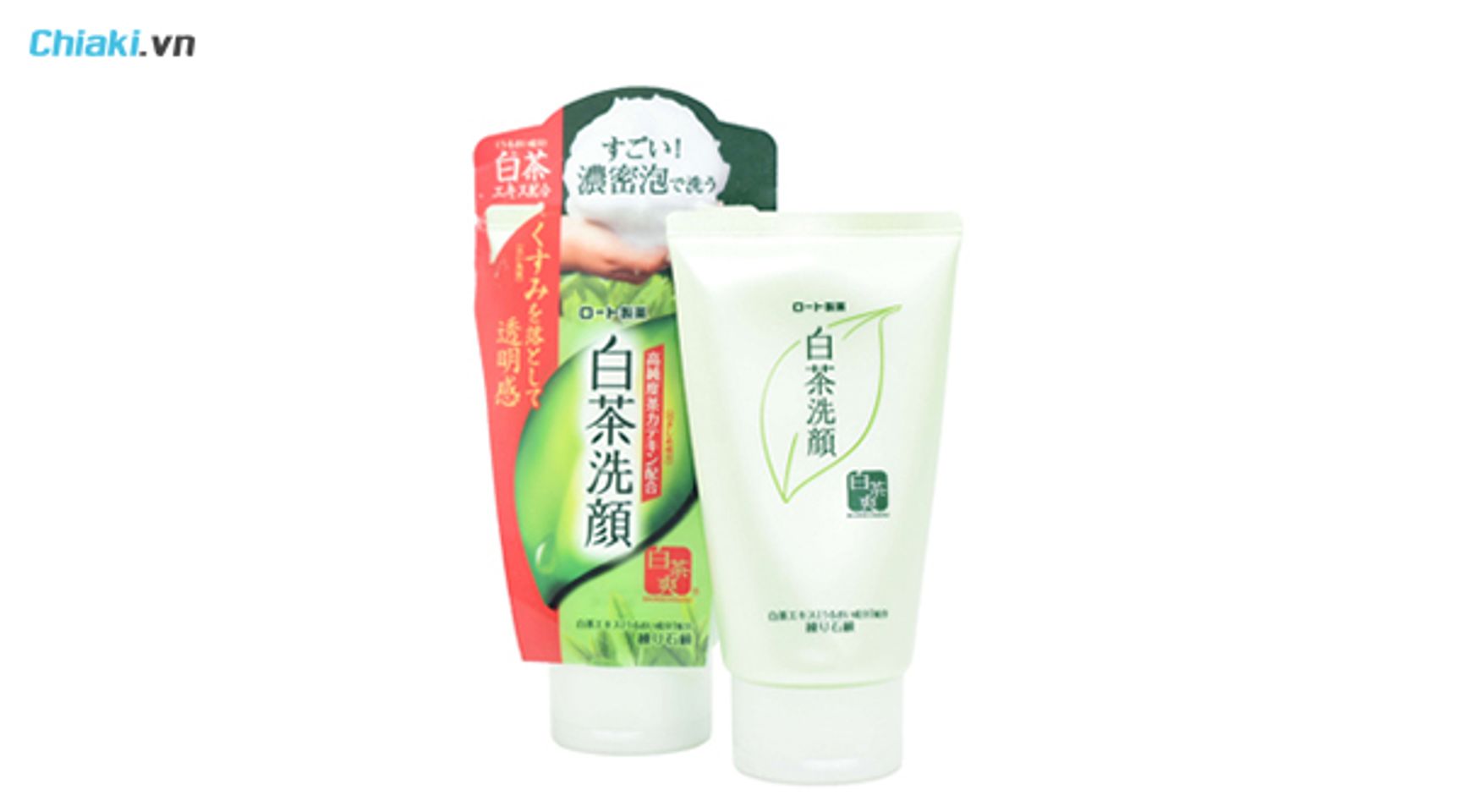 sữa rửa mặt tr&agrave; xanh nhật Rohto