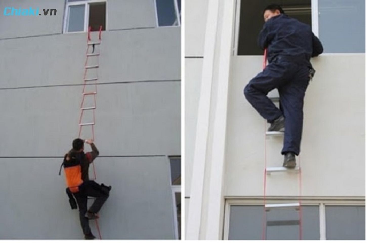 Thang d&acirc;y tho&aacute;t hiểm l&agrave; g&igrave;?