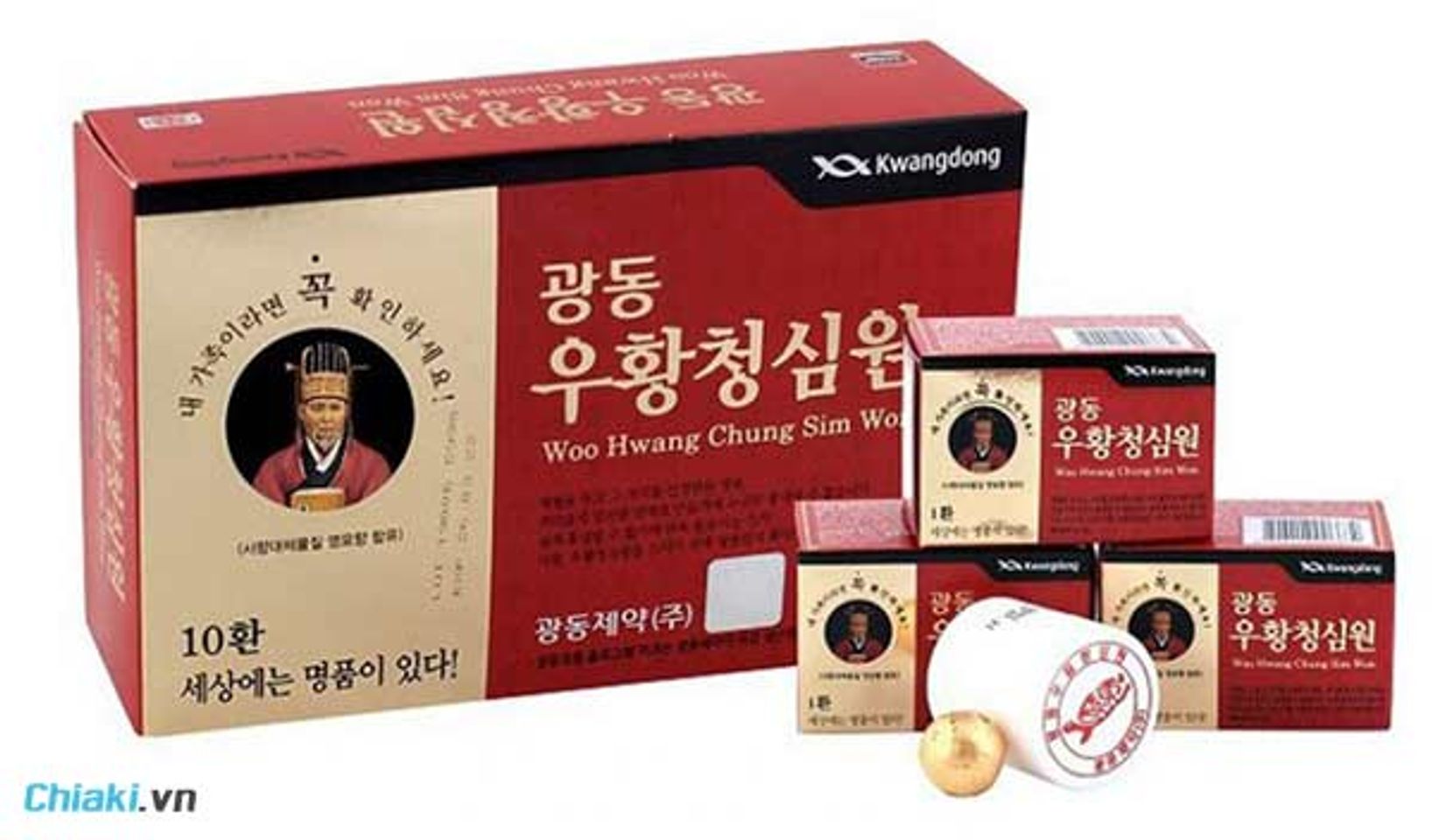 thuốc chống đột quỵ h&agrave;n quốc Kwangdong Woohwang Chong Shim Won