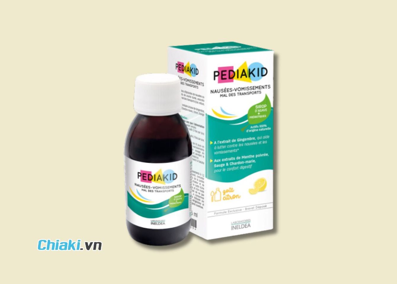 Siro hỗ trợ chống say t&agrave;u xe Pediakid Mal Des Transports
