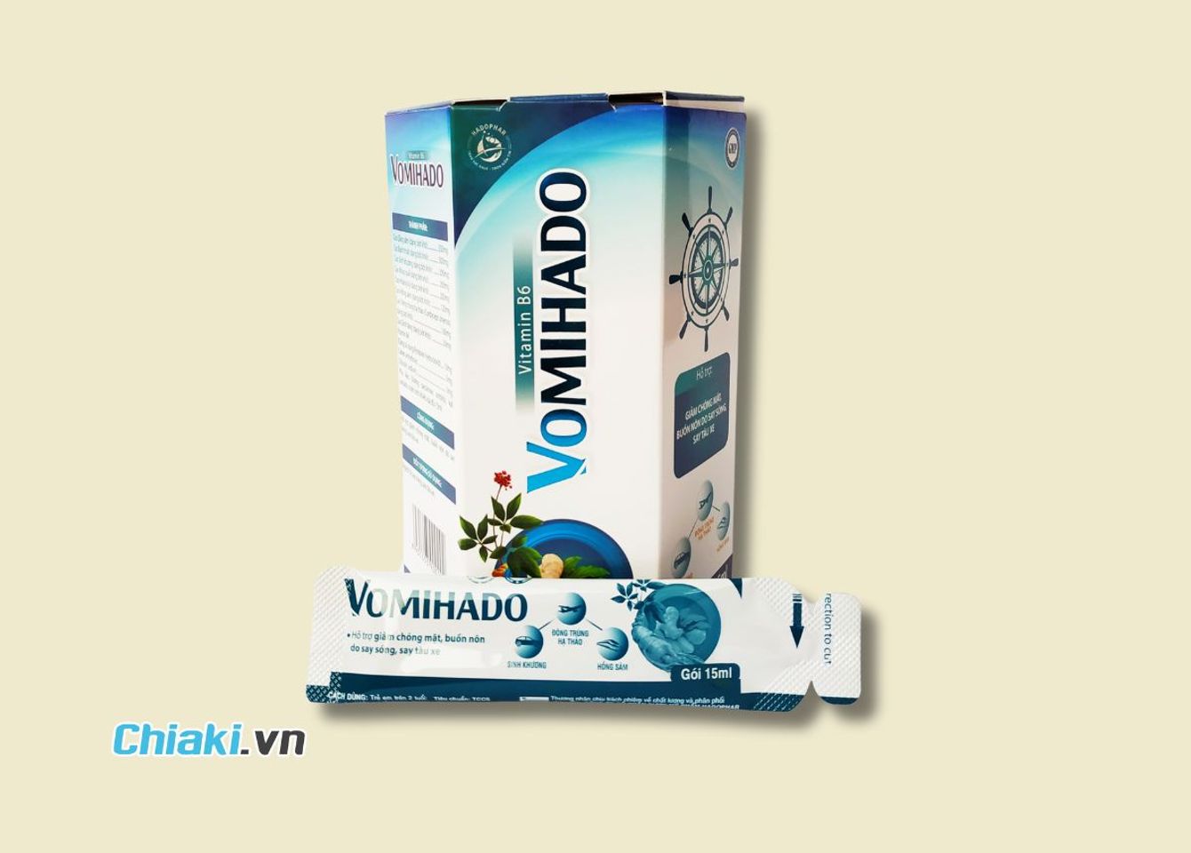 Thuốc say xe cho b&agrave; bầu dạng g&oacute;i VomiPro