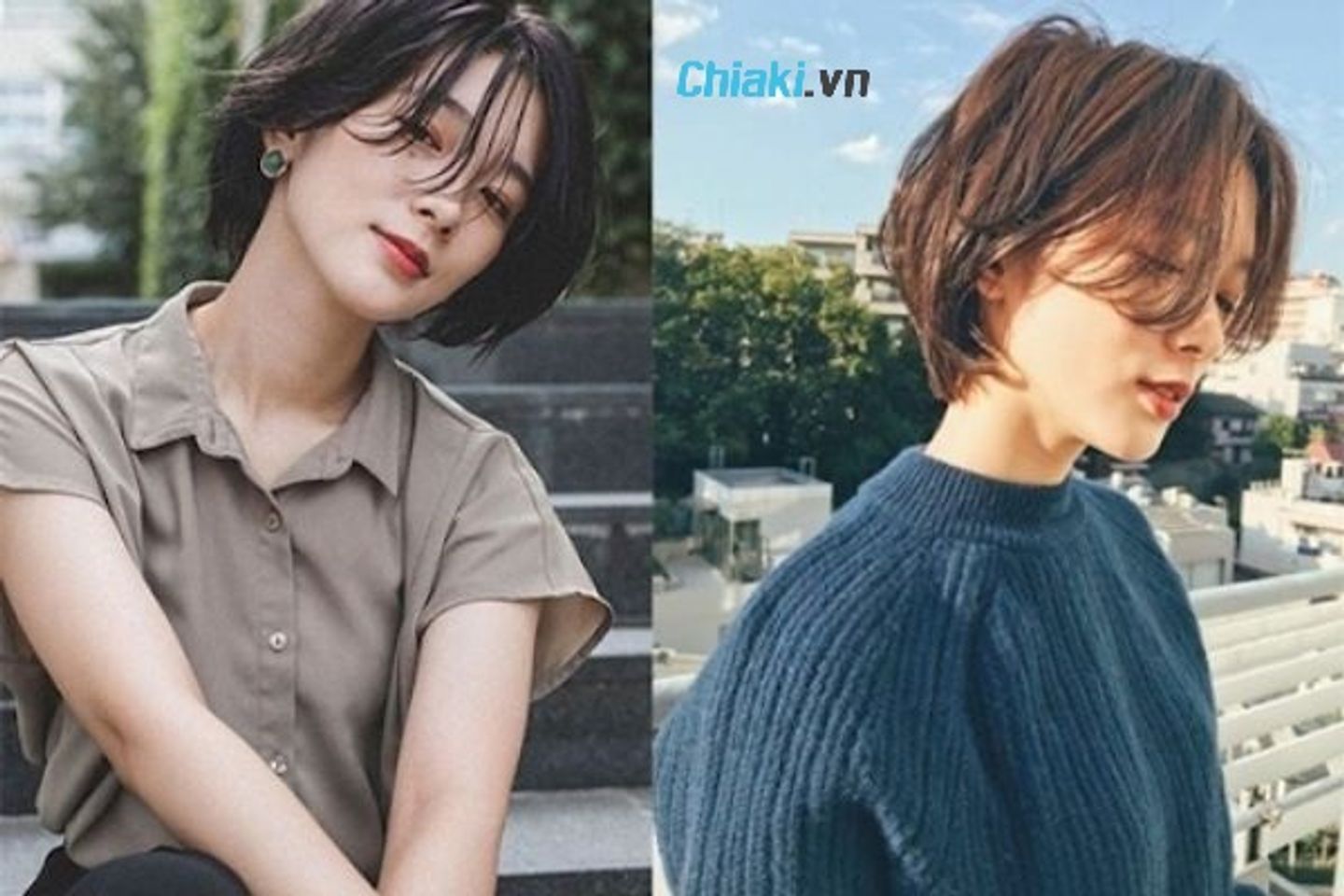 Kiểu t&oacute;c t&eacute;m cho khu&ocirc;n mặt d&agrave;i