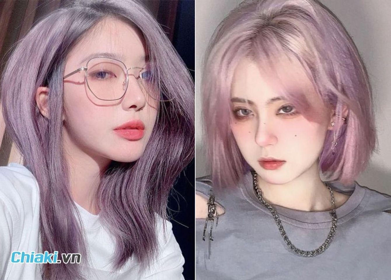 Nhuộm m&agrave;u t&oacute;c than ch&igrave; nữ &aacute;nh hồng kh&oacute;i