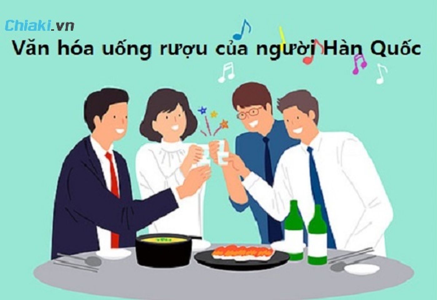 Văn h&oacute;a uống rượu của người H&agrave;n Quốc