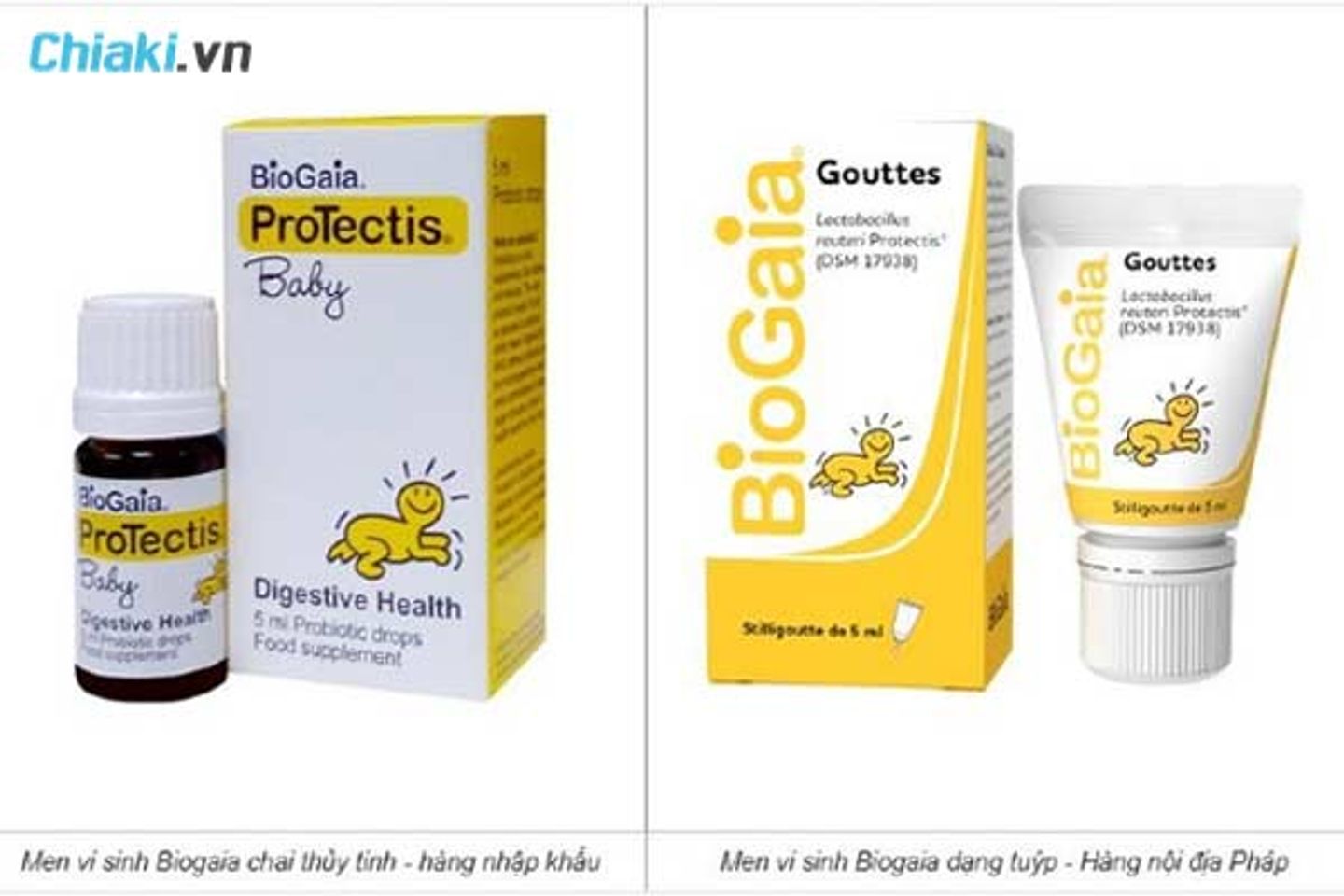 C&aacute;c loại Biogaia cho trẻ sơ sinh tốt
