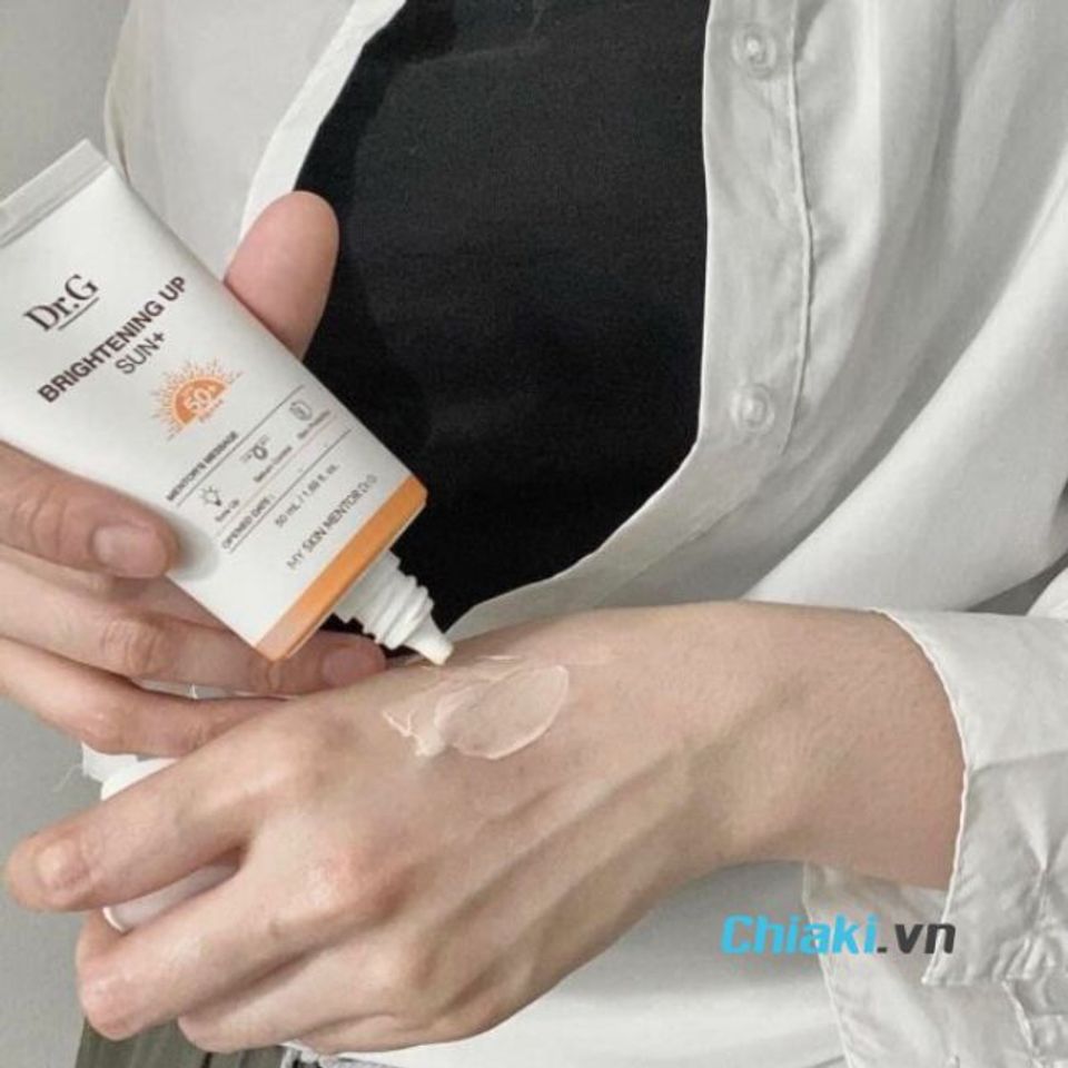 C&aacute;ch d&ugrave;ng kem chống nắng Dr.G&nbsp;