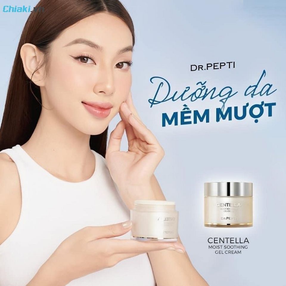Kem dưỡng Centella Dr Pepti Moist Soothing Gel Cream