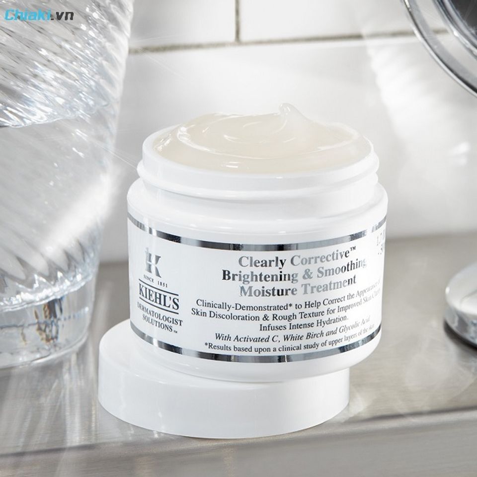 Kem dưỡng trắng da Kiehl's Clearly Corrective Brightening & Smoothing Moisture Treatment