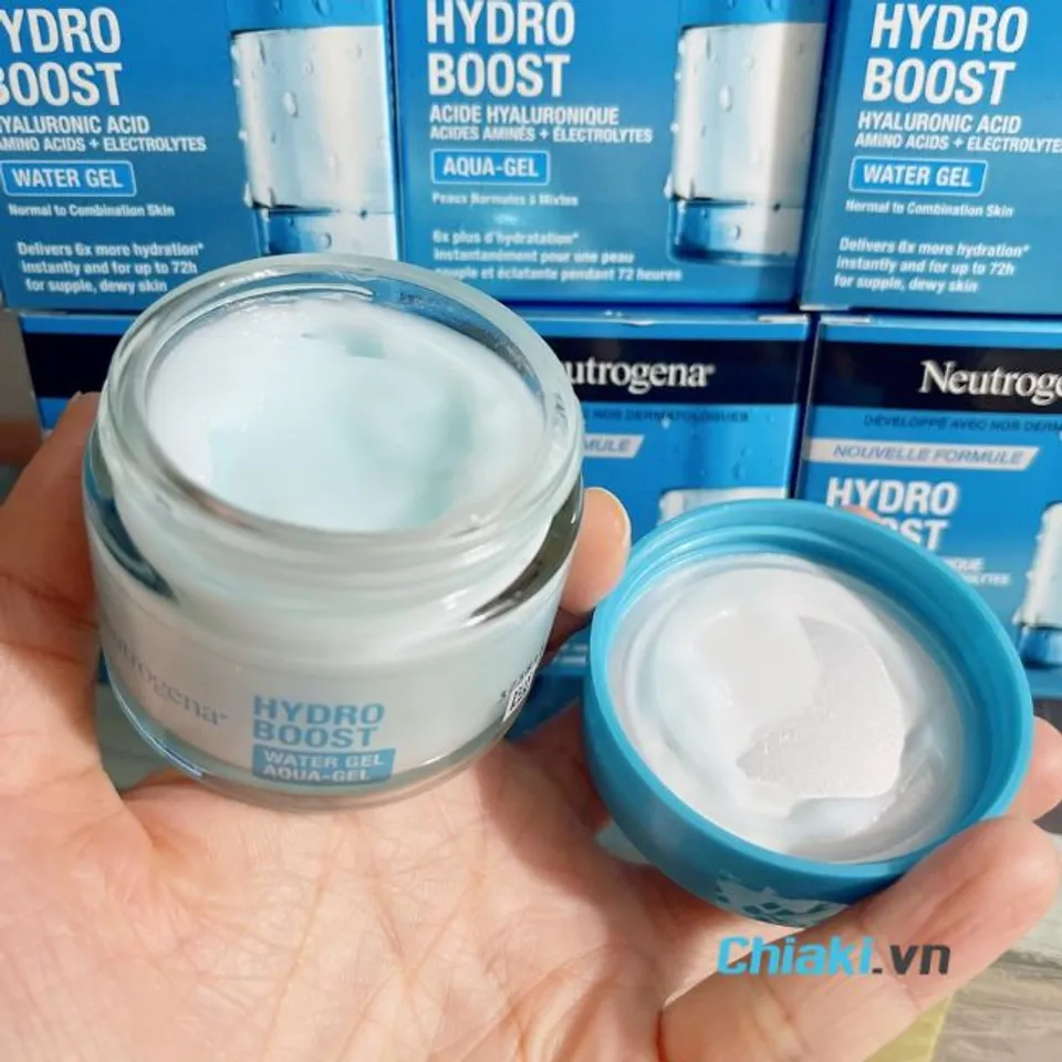 Kết cấu kem chăm sóc độ ẩm Neutrogena Hydro Boost Water Gel