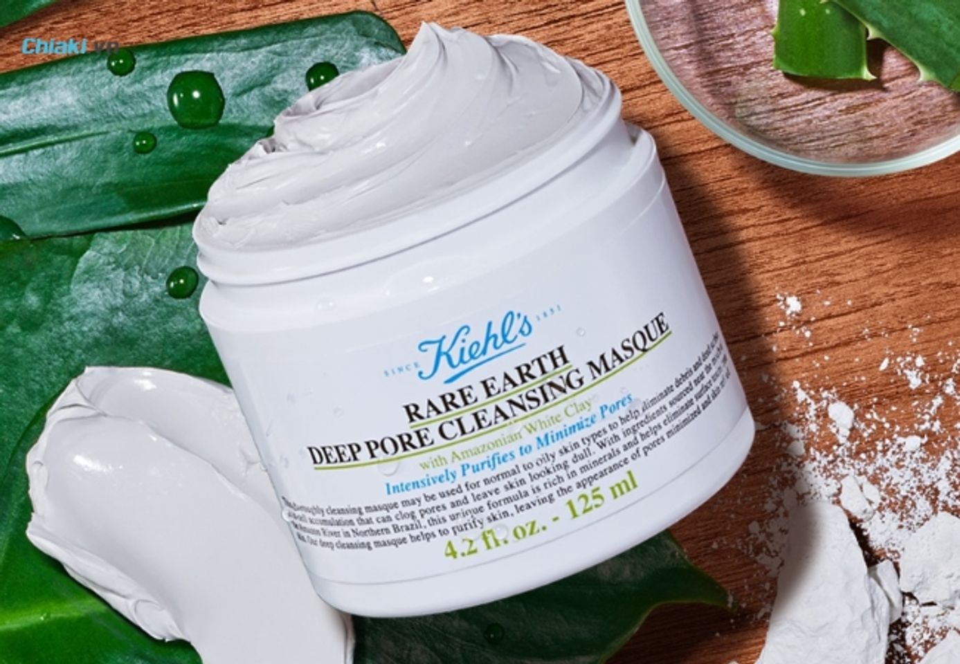 Mặt nạ đất s&eacute;t Kiehl&rsquo;s Rare Earth Deep Pore Cleansing Masque