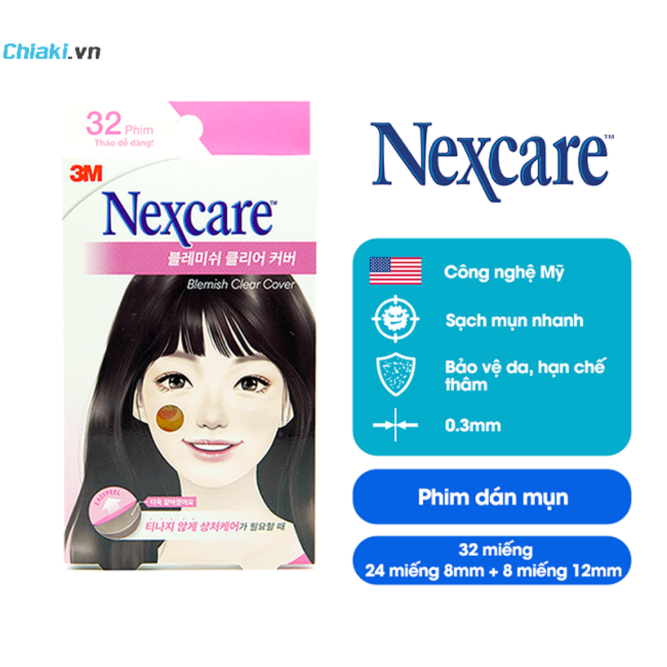 Miếng d&aacute;n mụn nhọt ở m&ocirc;ng NexCare
