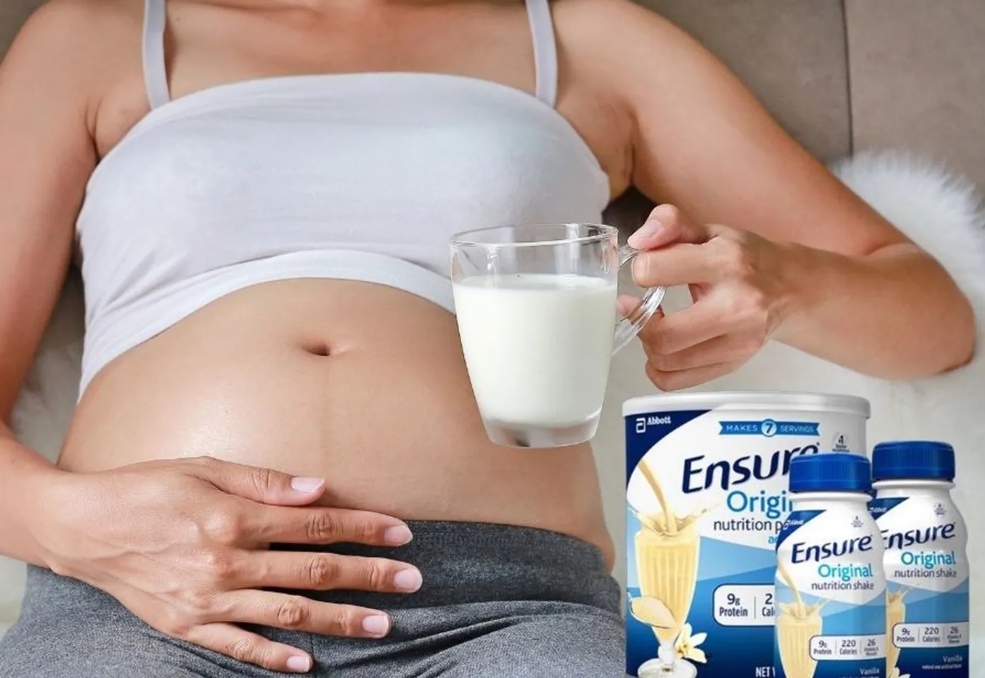 Sữa Ensure mang lại bà bầu