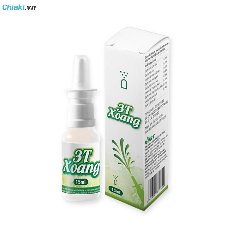 Thuốc xịt mũi 3T Xoang cải thiện vấn đề xoang v&agrave; vấn đề h&ocirc; hấp