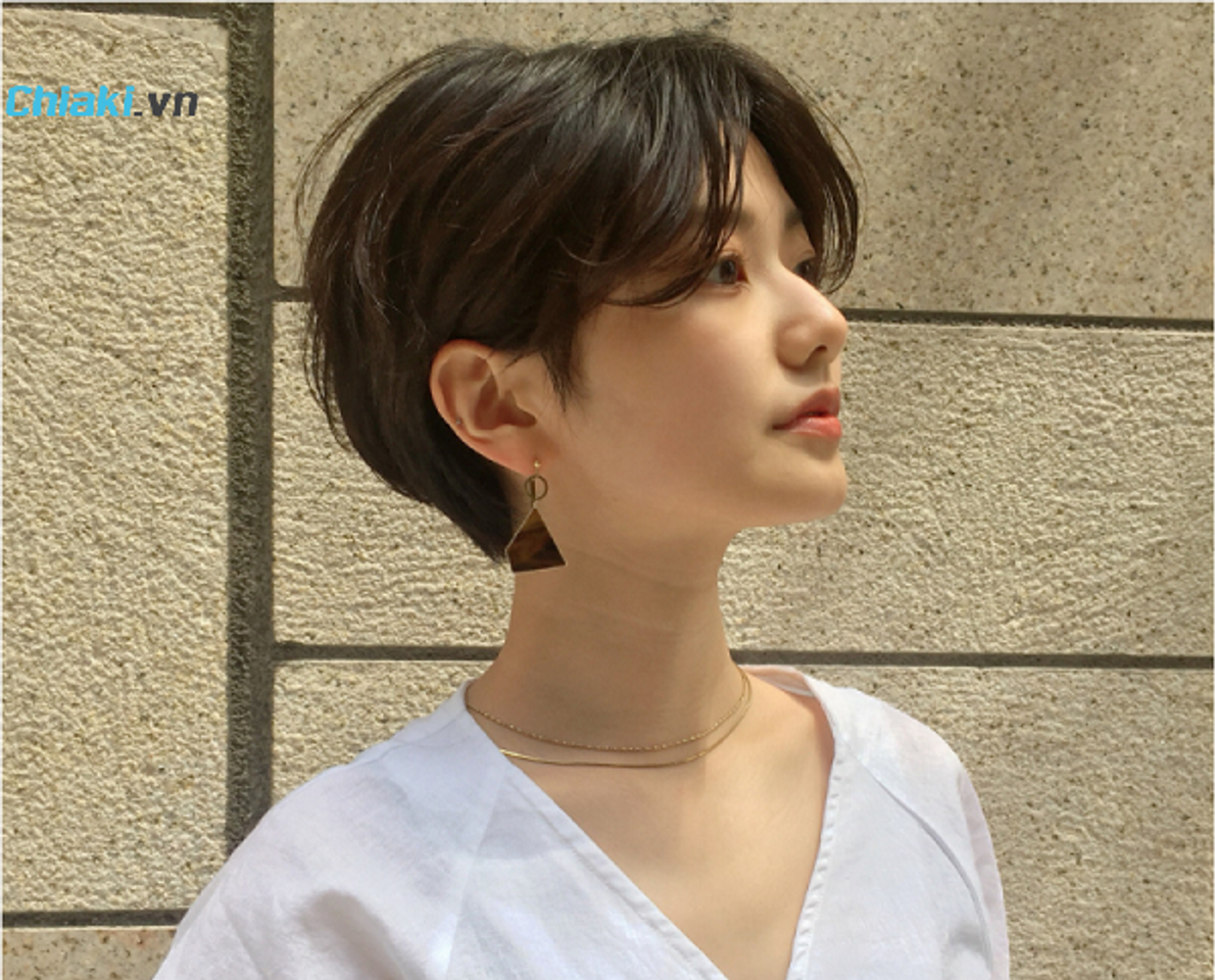 Nữ cắt t&oacute;c tomboy pixie