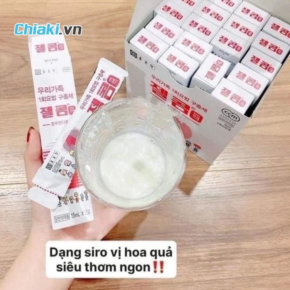 Thuốc tẩy giun cho b&eacute; Zelcom H&agrave;n Quốc