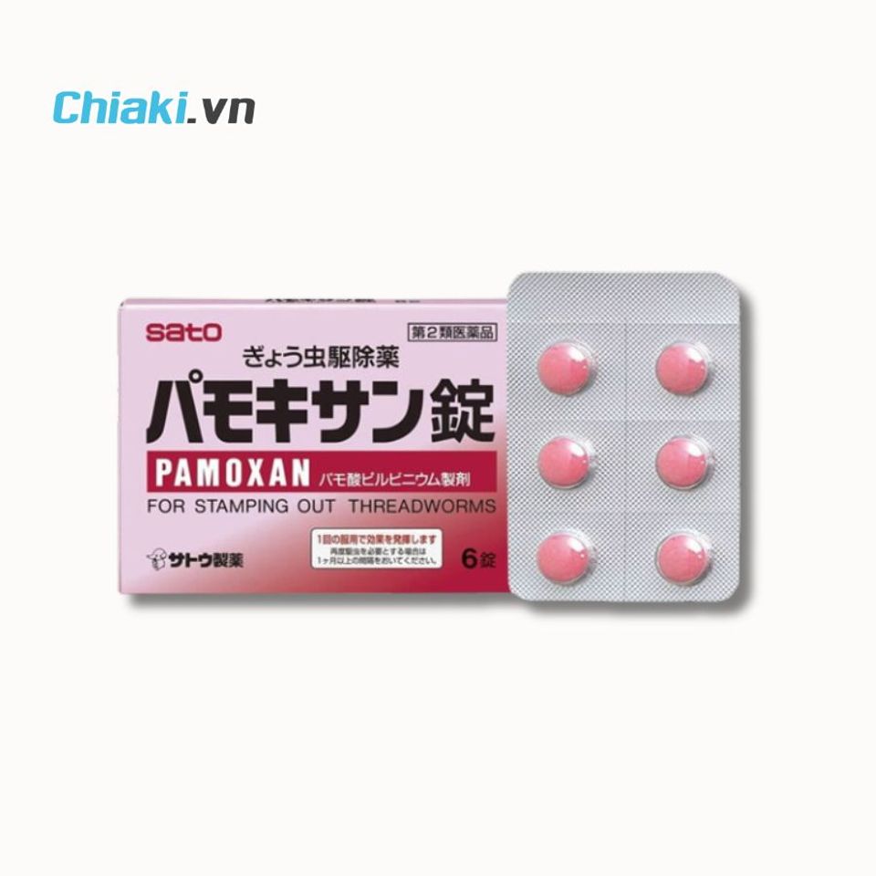 Thuốc tẩy giun s&aacute;n Pamoxan Sato của Nhật Bản
