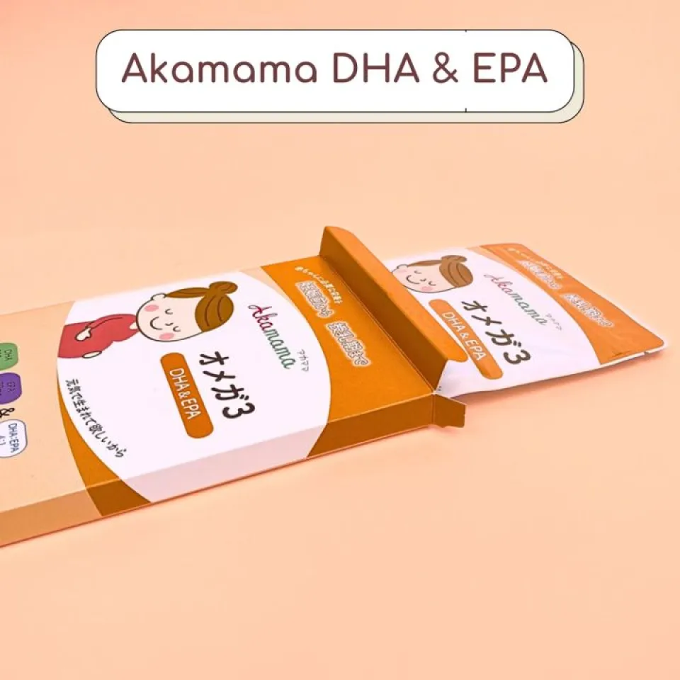 Cách sử dụng viên uống DHA & EPA Akamama