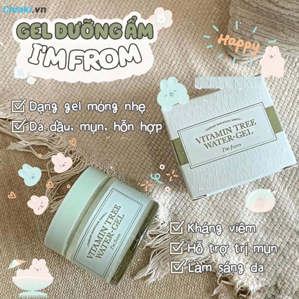 Vitamin Tree Water Gel c&oacute; thể d&ugrave;ng cho mọi loại da