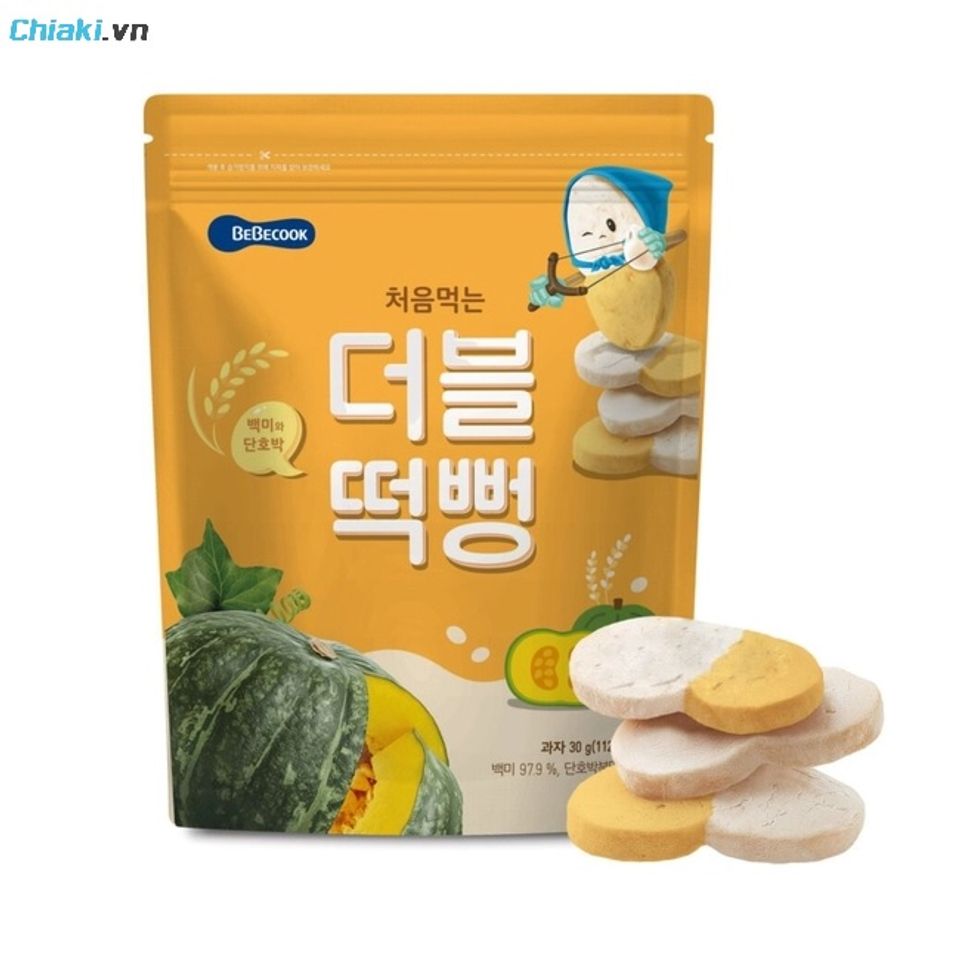 B&aacute;nh ăn dặm cải b&oacute; x&ocirc;i Bebecook H&agrave;n Quốc cho b&eacute; từ 6 th&aacute;ng tuổi