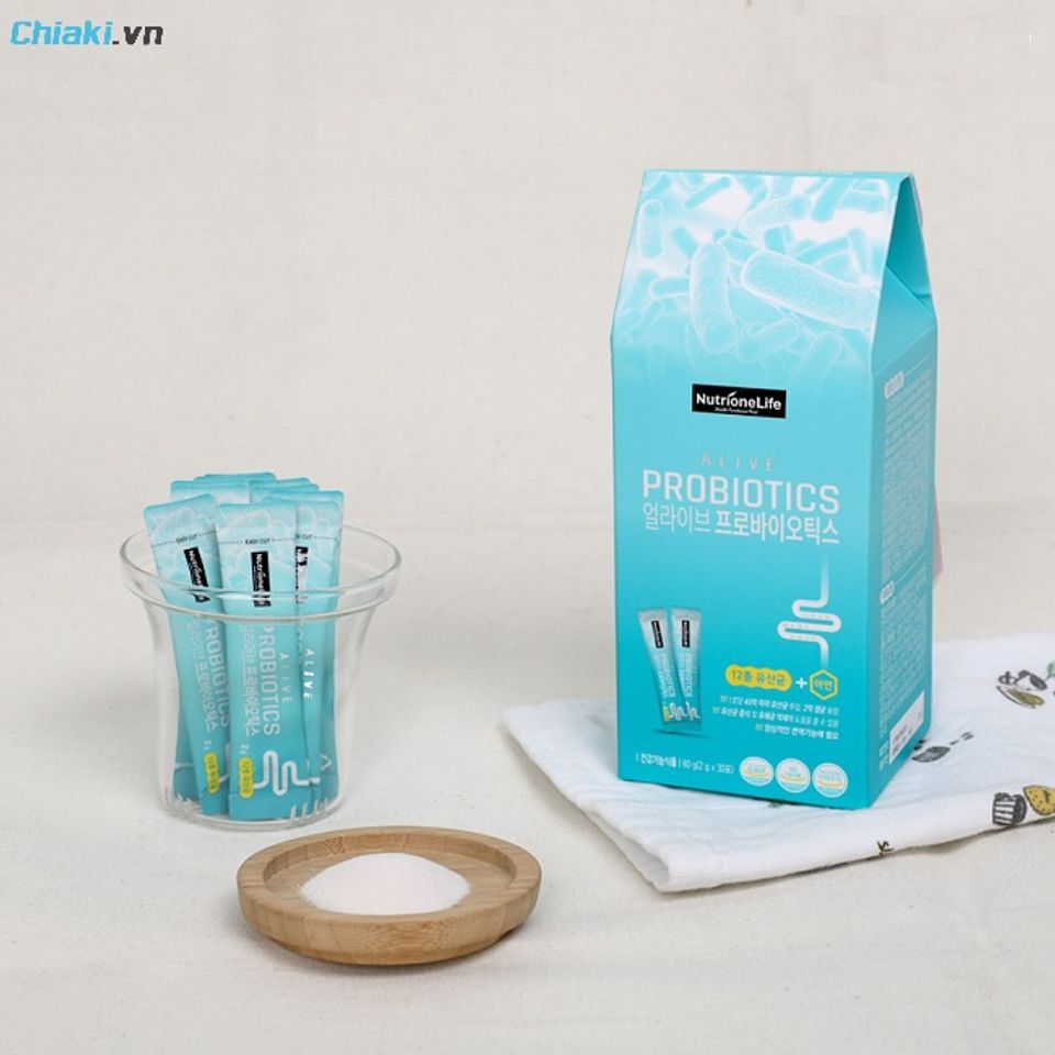 Bột lợi khuẩn H&agrave;n Quốc Alive Probiotics của Nutrionelife