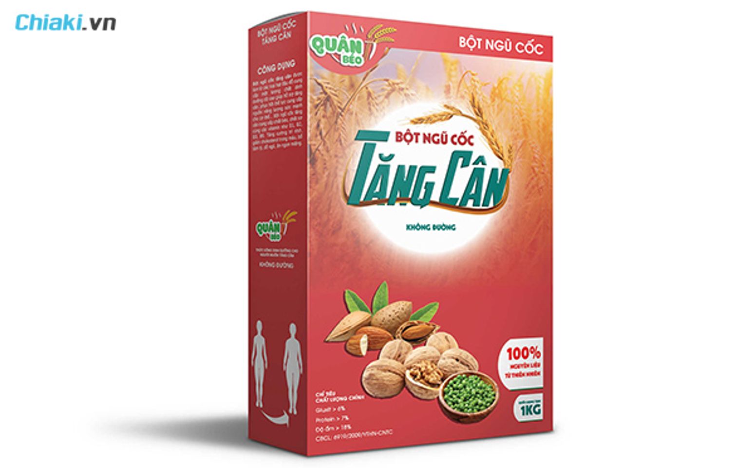 ngũ cốc tăng c&acirc;n qu&acirc;n b&eacute;o