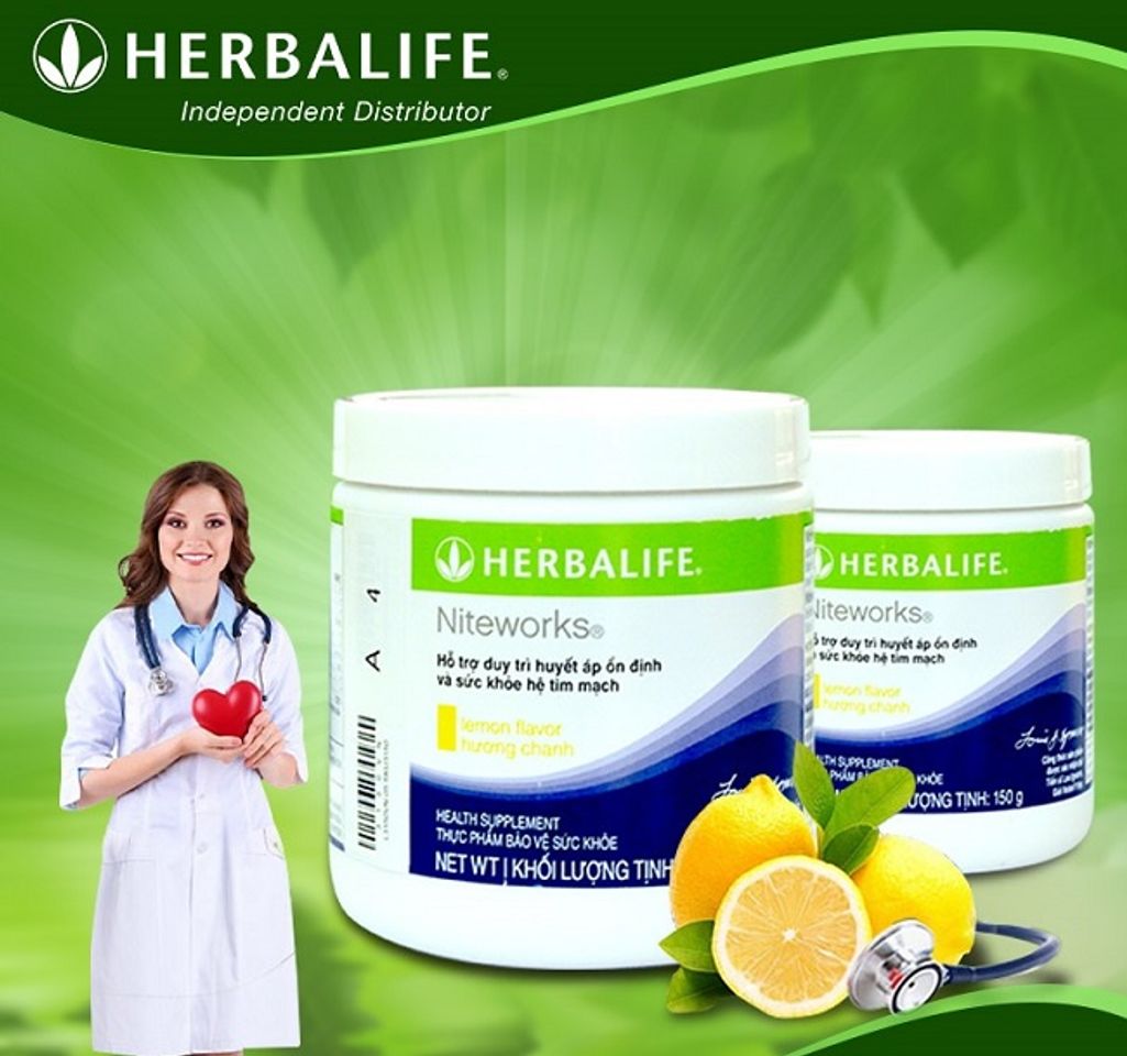 Bột uống Herbalife Niteworks hỗ trợ tim mạch