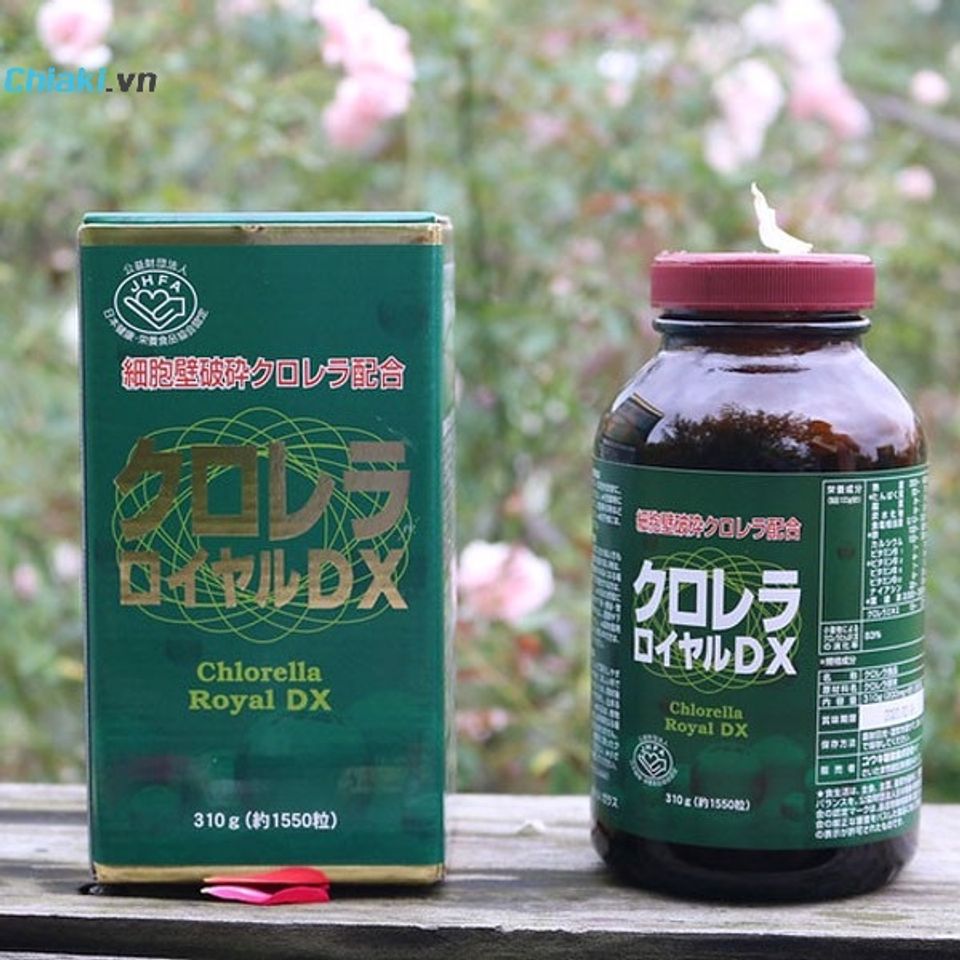 Canxi tảo biển của Nhật xanh Chlorella Royal DX
