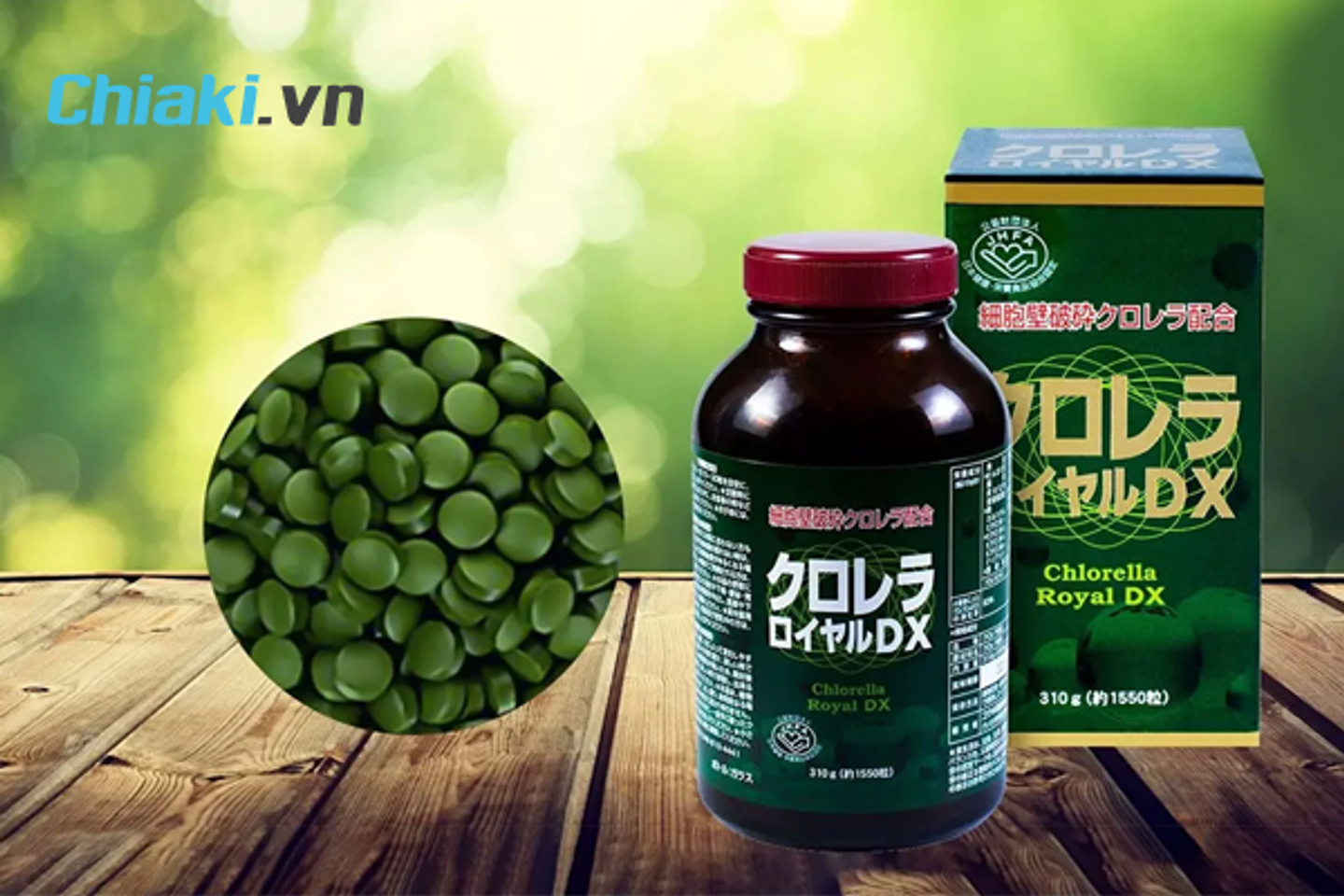 Tảo lục Ho&agrave;ng Gia Nhật Bản Chlorella Royal Dx