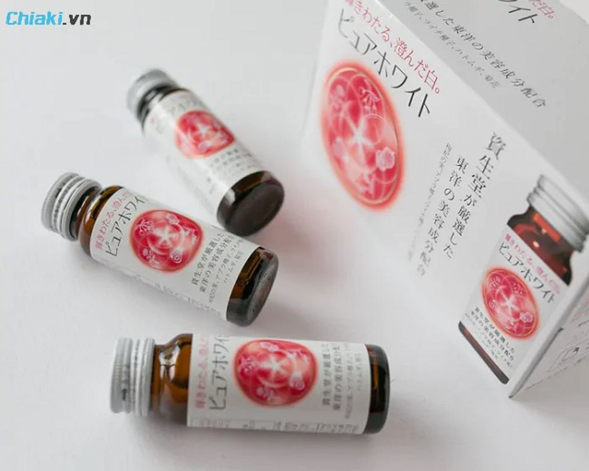Collagen nước của Nhật cho người tr&ecirc;n 40 tuổi Pure White Shiseido