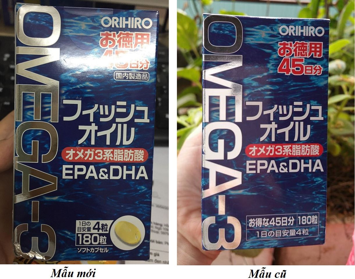 Dầu c&aacute; Omega 3 Orihiro Nhật Bản