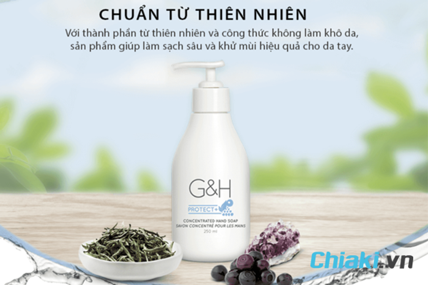 Nước rửa tay s&aacute;t khuẩn G&H PROTECT+