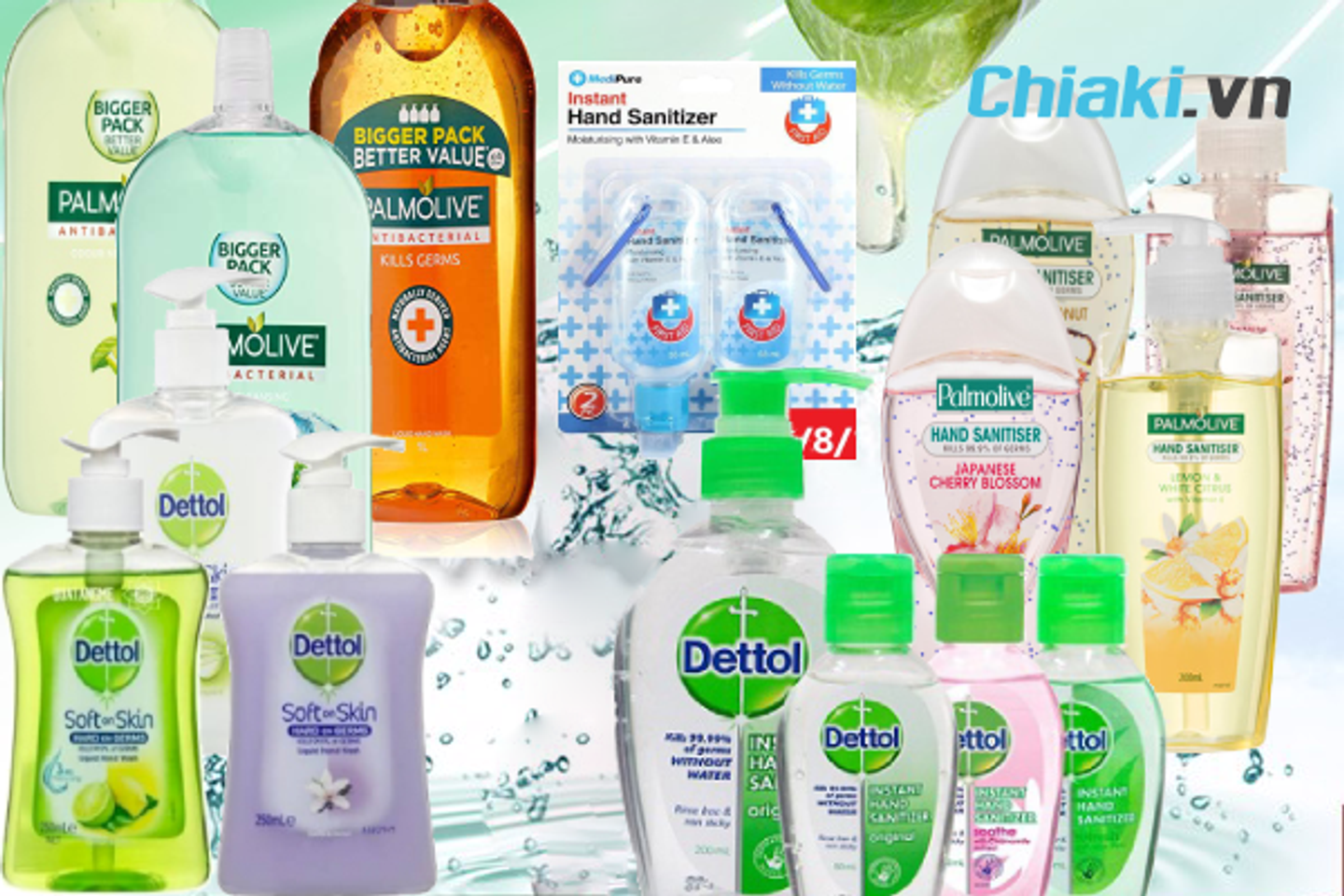 Nước rửa tay kh&ocirc; Dettol
