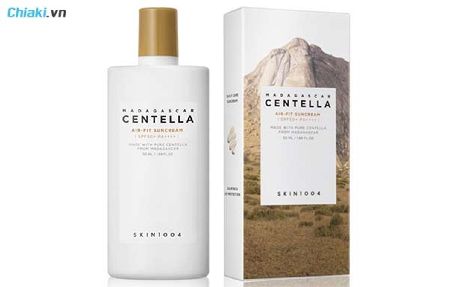 kem chống nắng kh&ocirc;ng bết d&iacute;nh Centella Skin1004
