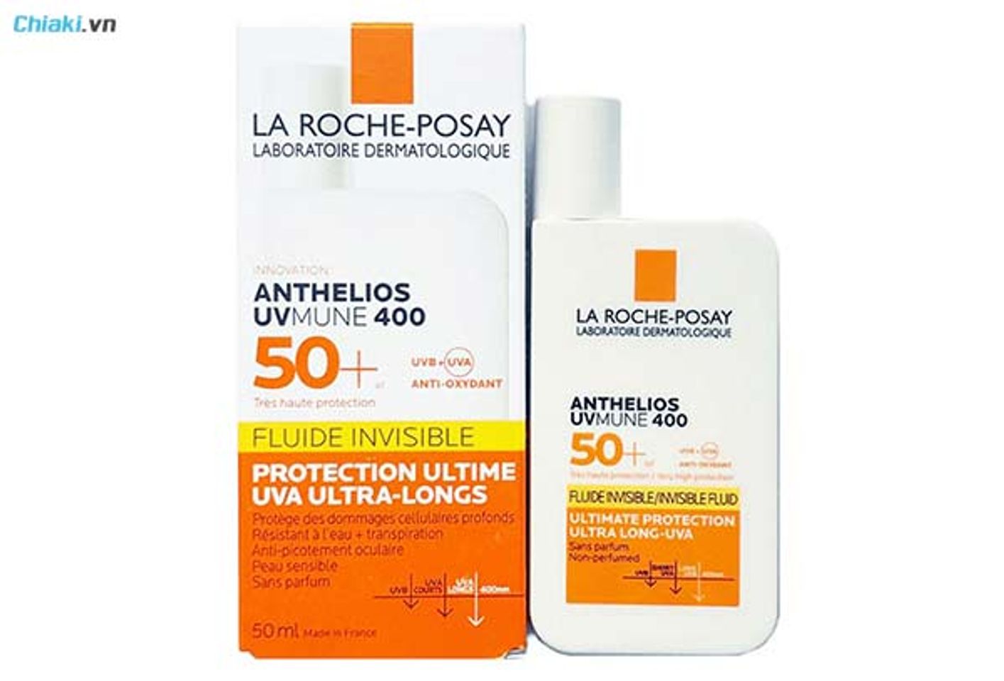 kem chống nắng kh&ocirc;ng bết d&iacute;nh La Roche-Posay Anthelios UVMune 400