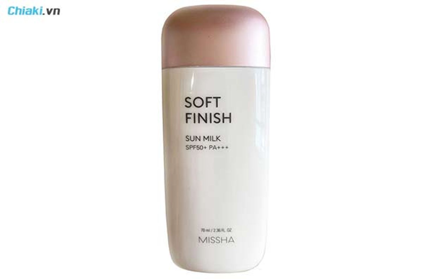 kem chống nắng kh&ocirc;ng bết d&iacute;nh Missha Soft Finish m&agrave;u hồng