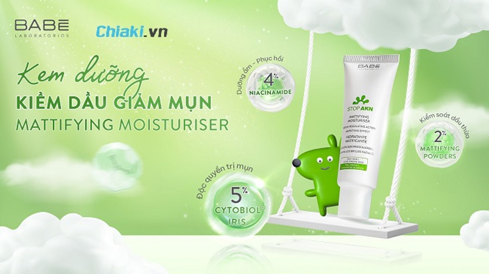 Ti&ecirc;u ch&iacute; chọn kem dưỡng Babe cho da dầu mụn