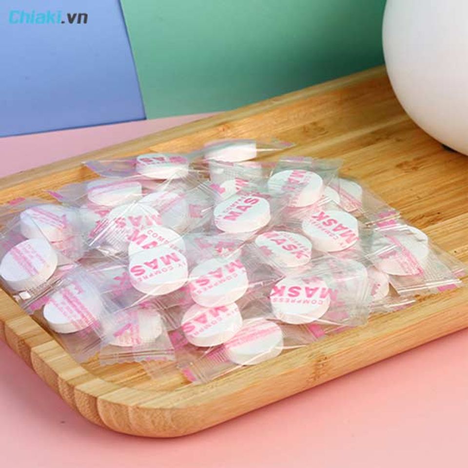 Mặt nạ giấy n&eacute;n Diy Compressed Mask