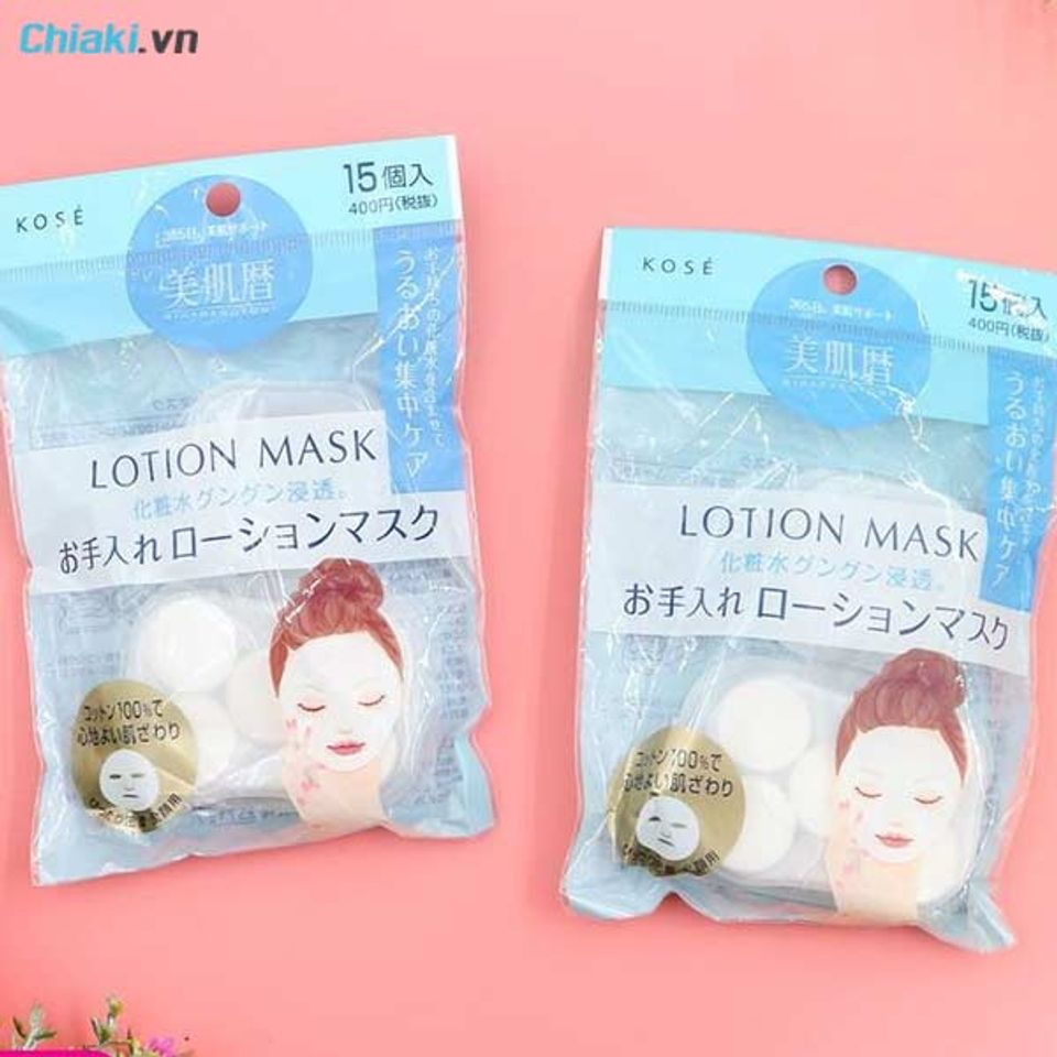 Mặt nạ n&eacute;n Kose Lotion Mask