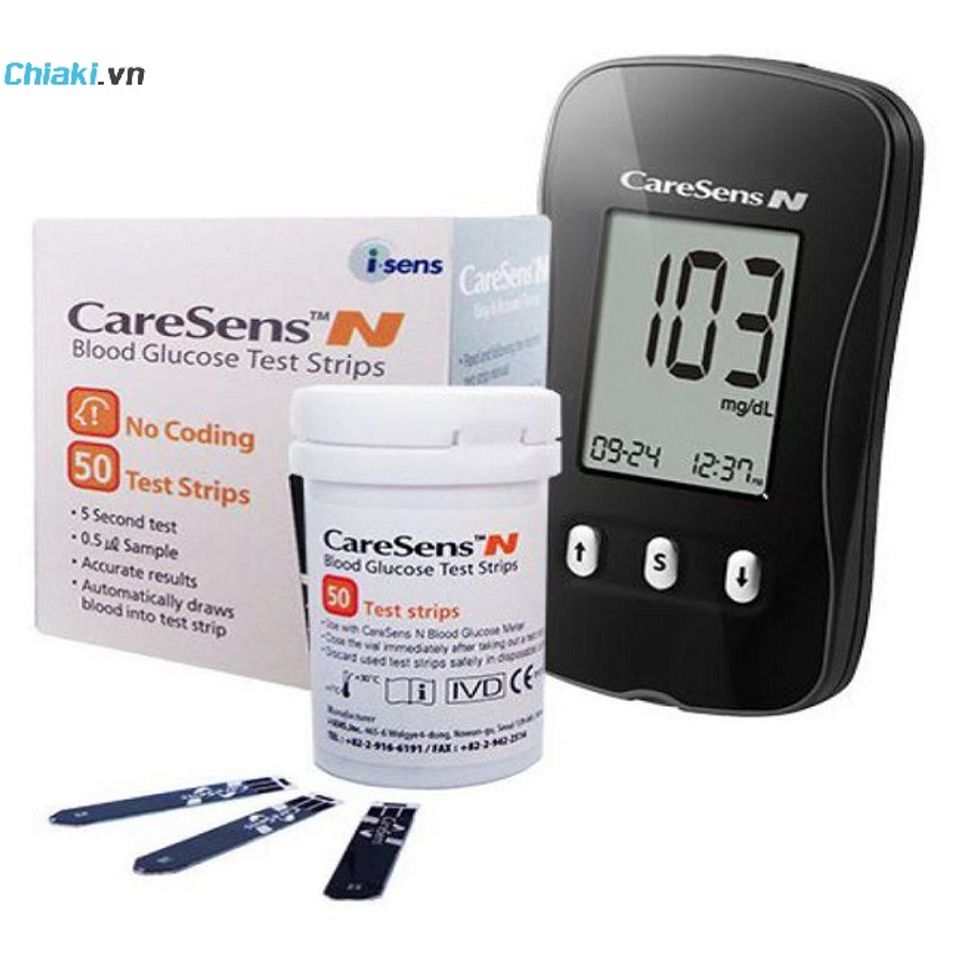 M&aacute;y đo đường huyết H&agrave;n Quốc Caresens N