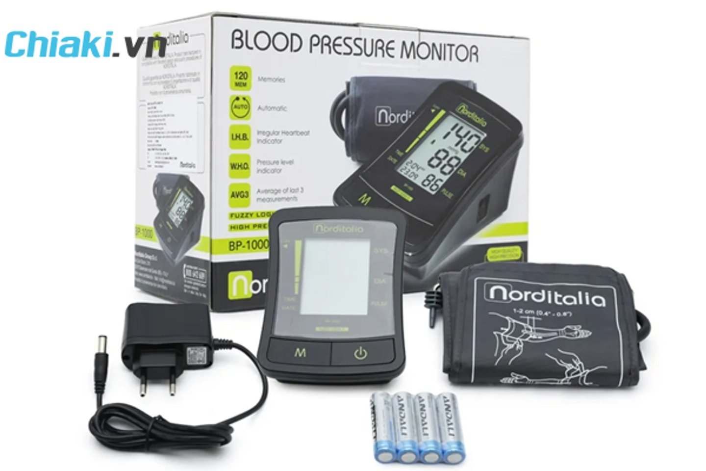 M&aacute;y đo huyết &aacute;p bắp tay Norditalia BP-1000