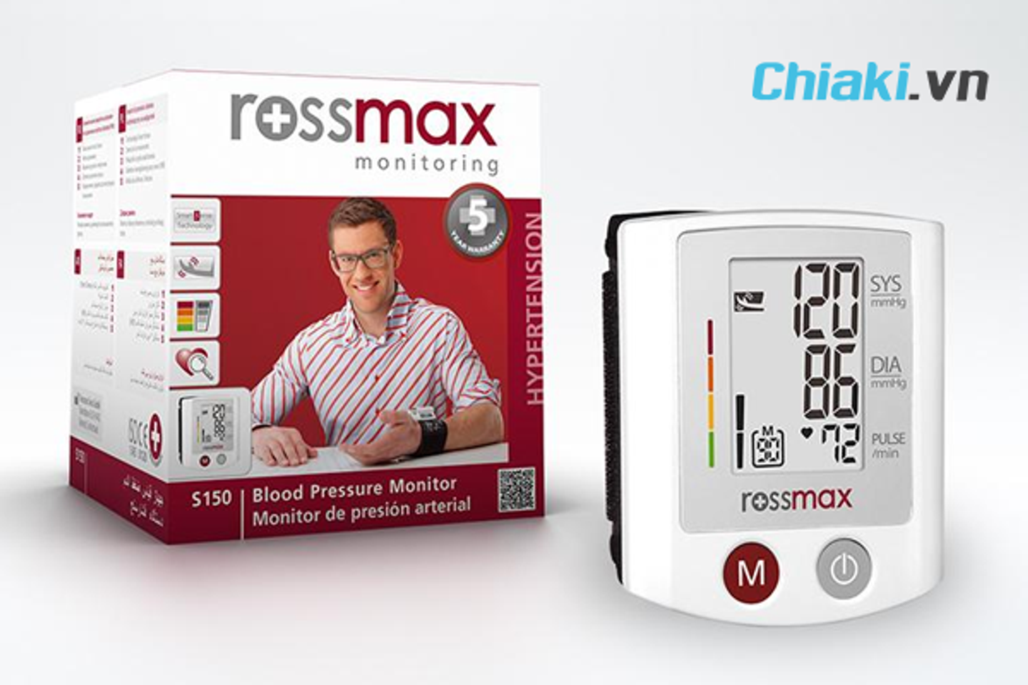 M&aacute;y đo huyết &aacute;p điện tử bắp tay Rossmax X3